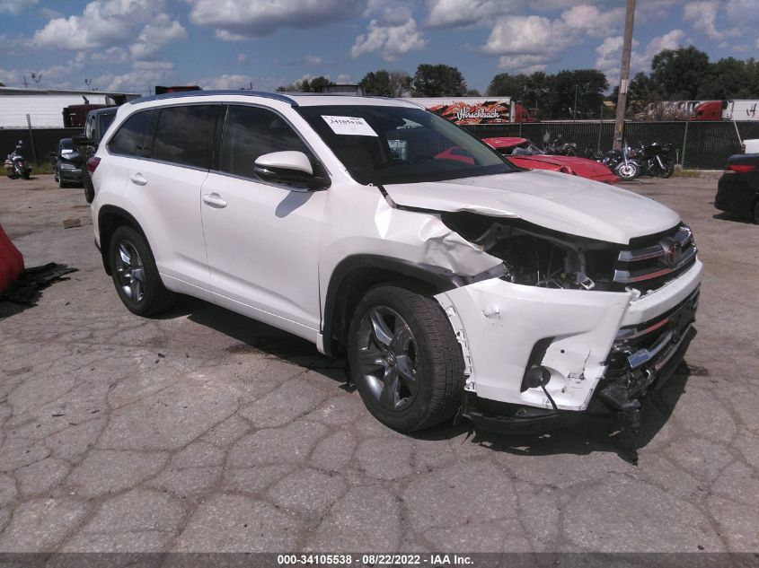 2017 Toyota Highlander Limited Platinum VIN: 5TDDZRFH2HS358556 Lot: 34105538