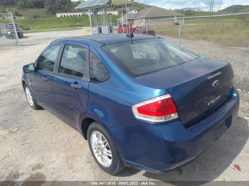 2008 Ford Focus Se/Ses VIN: 1FAHP35N68W244237 Lot: 34113818