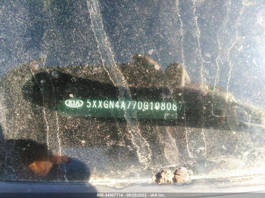 2013 Kia Optima Ex VIN: 5XXGN4A77DG108087 Lot: 34007714