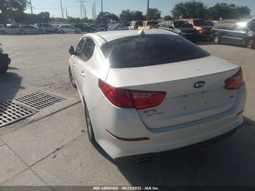 2014 Kia Optima Lx VIN: 5XXGM4A77EG262559 Lot: 34008405