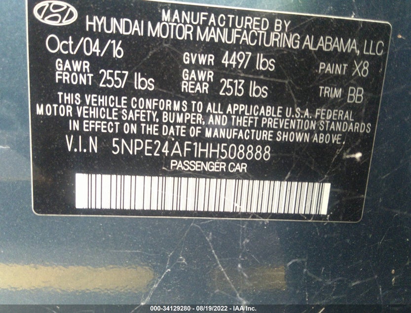 5NPE24AF1HH508888