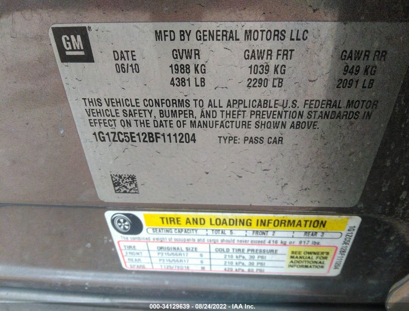 1G1ZC5E12BF111204