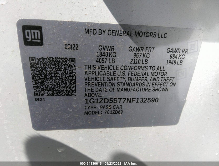 1G1ZD5ST7NF132590