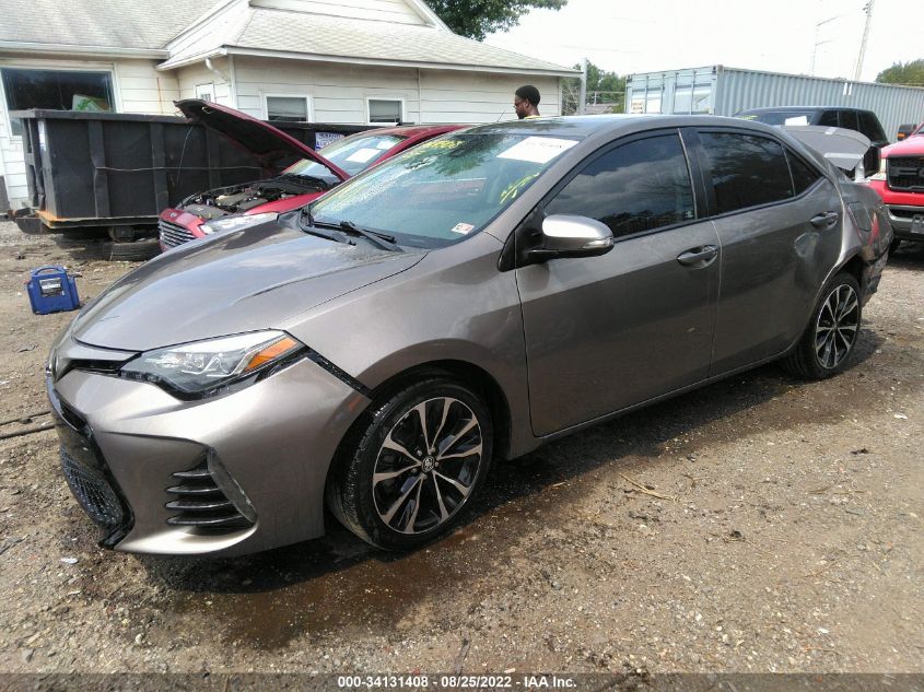 2017 Toyota Corolla Se VIN: 2T1BURHE1HC784157 Lot: 34131408