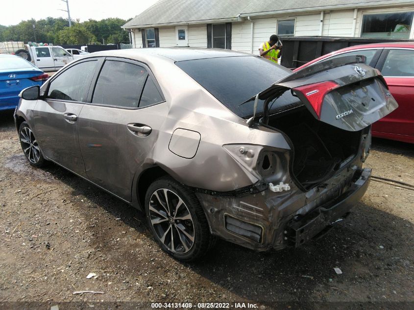 2017 Toyota Corolla Se VIN: 2T1BURHE1HC784157 Lot: 34131408