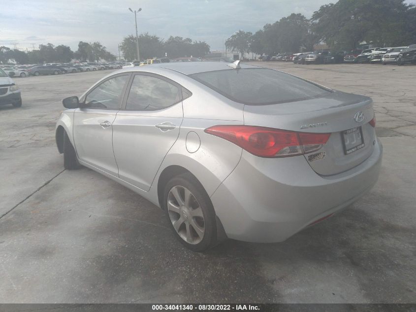 2013 Hyundai Elantra Limited VIN: 5NPDH4AE9DH171771 Lot: 34041340