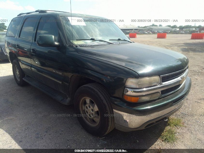 2001 Chevrolet Tahoe Lt VIN: 1GNEK13T81J298814 Lot: 34179827