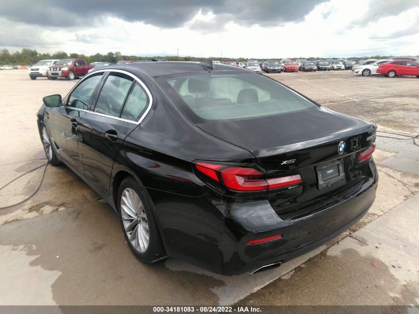 2021 BMW 5 Series 530I xDrive VIN: WBA13BJ08MWX01861 Lot: 34181083