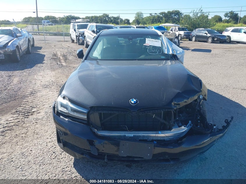 2021 BMW 5 Series 530I xDrive VIN: WBA13BJ08MWX01861 Lot: 34181083