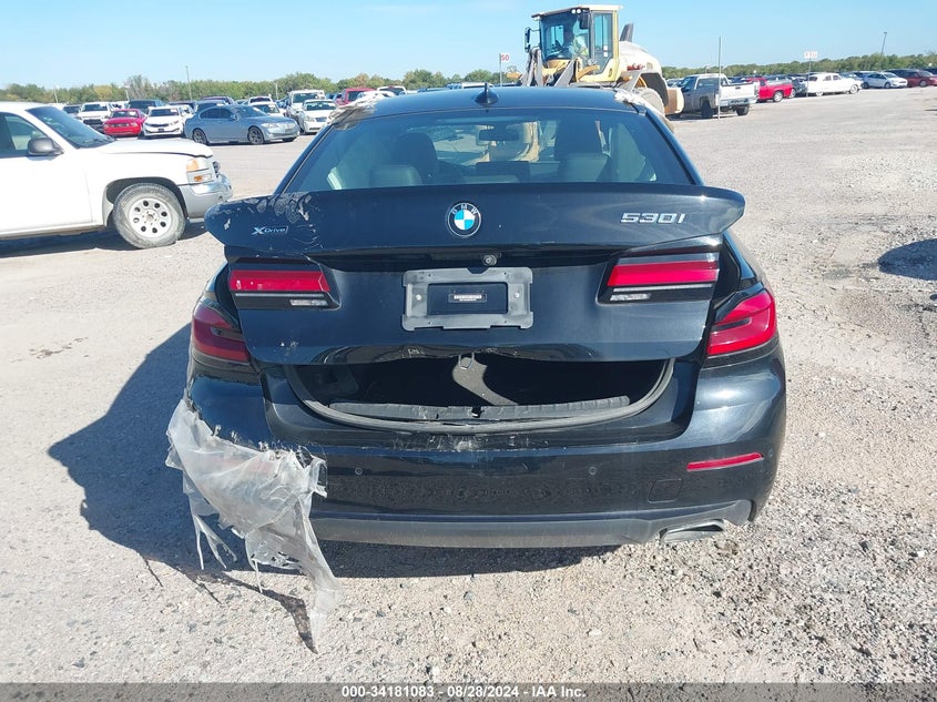 2021 BMW 5 Series 530I xDrive VIN: WBA13BJ08MWX01861 Lot: 34181083