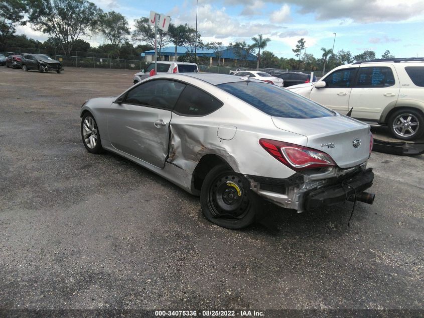 2013 Hyundai Genesis 2.0T Premium VIN: KMHHT6KD9DU103277 Lot: 34075336