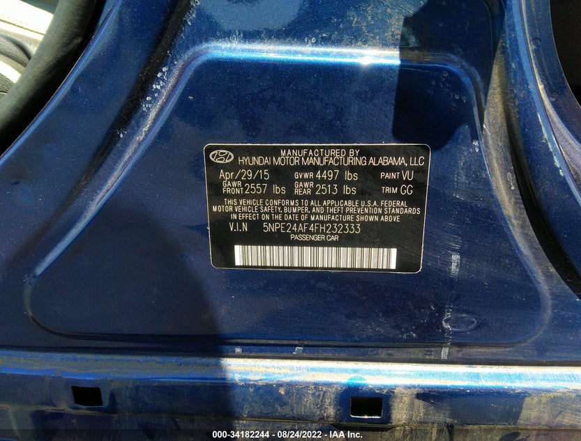 5NPE24AF4FH232333