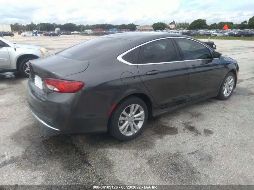 2015 Chrysler 200 Limited VIN: 1C3CCCAB3FN669224 Lot: 34109126