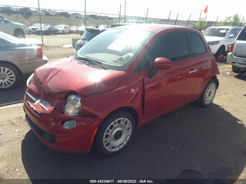 3C3CFFAR6CT370134 2012 Fiat 500 Pop