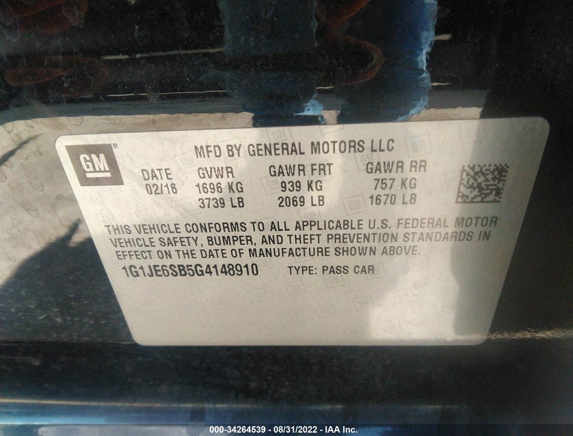 1G1JE6SB5G4148910