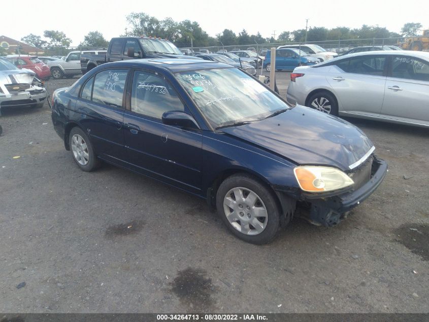 2002 Honda Civic Ex VIN: 1HGES26712L008403 Lot: 34264713