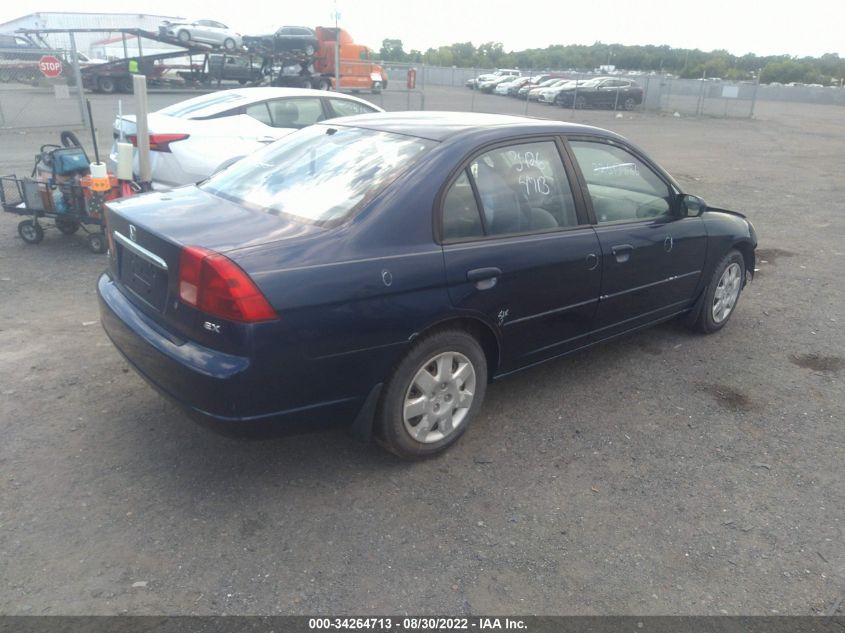 2002 Honda Civic Ex VIN: 1HGES26712L008403 Lot: 34264713