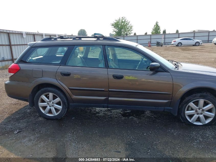 2008 Subaru Outback 2.5I/2.5I L.l. Bean Edition VIN: 4S4BP61C987347888 Lot: 34284683