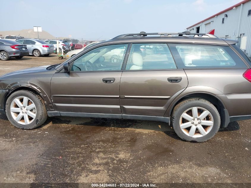 2008 Subaru Outback 2.5I/2.5I L.l. Bean Edition VIN: 4S4BP61C987347888 Lot: 34284683