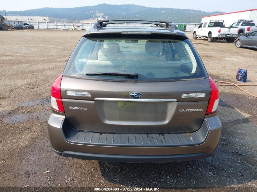 2008 Subaru Outback 2.5I/2.5I L.l. Bean Edition VIN: 4S4BP61C987347888 Lot: 34284683