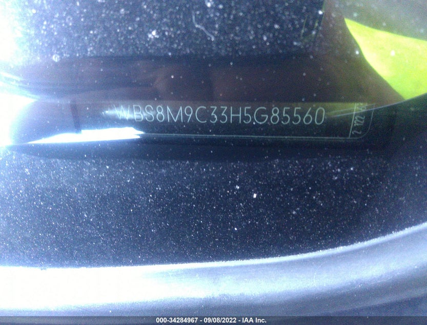 WBS8M9C33H5G85560
