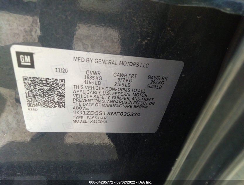 1G1ZD5STXMF035334