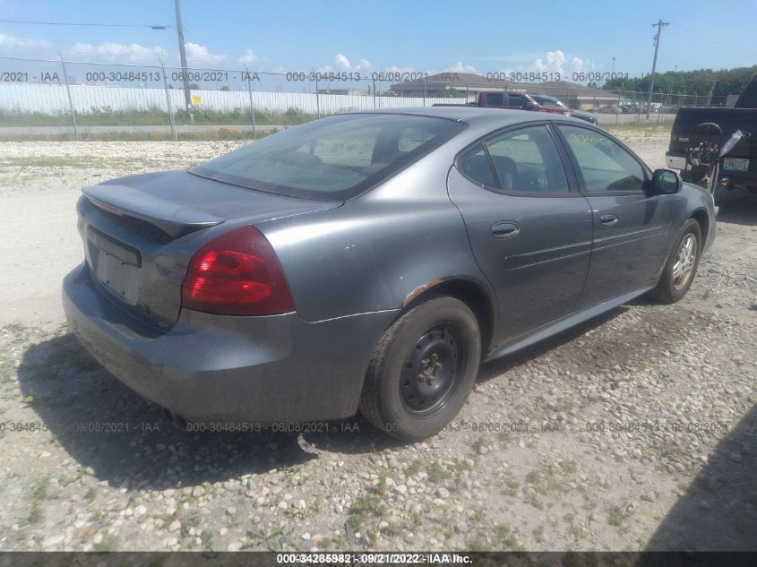 2004 Pontiac Grand Prix Gt1 VIN: 2G2WP522041277571 Lot: 34285982