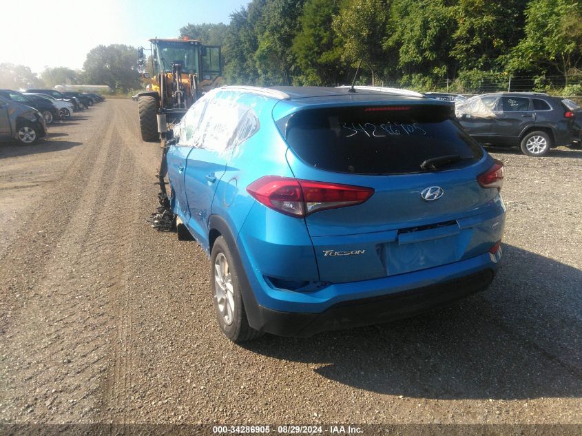 2017 Hyundai Tucson Se VIN: KM8J3CA43HU468383 Lot: 34286905