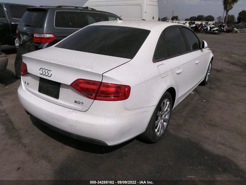 2009 Audi A4 2.0T Prem VIN: WAUJF78KX9N063895 Lot: 34288162