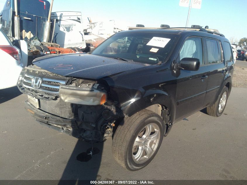 2013 Honda Pilot Ex-L VIN: 5FNYF4H72DB002155 Lot: 34288367