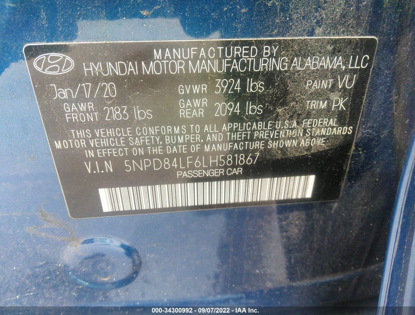 5NPD84LF6LH581867
