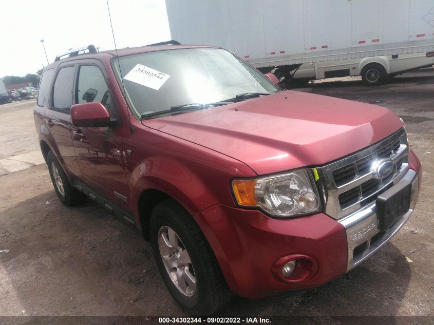 2008 Ford Escape Limited VIN: 1FMCU94148KE53204 Lot: 34302344