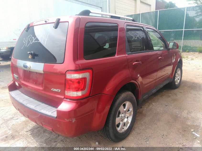 2008 Ford Escape Limited VIN: 1FMCU94148KE53204 Lot: 34302344