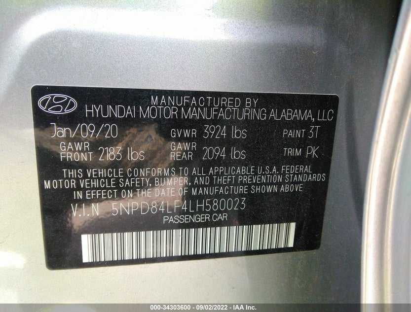 5NPD84LF4LH580023