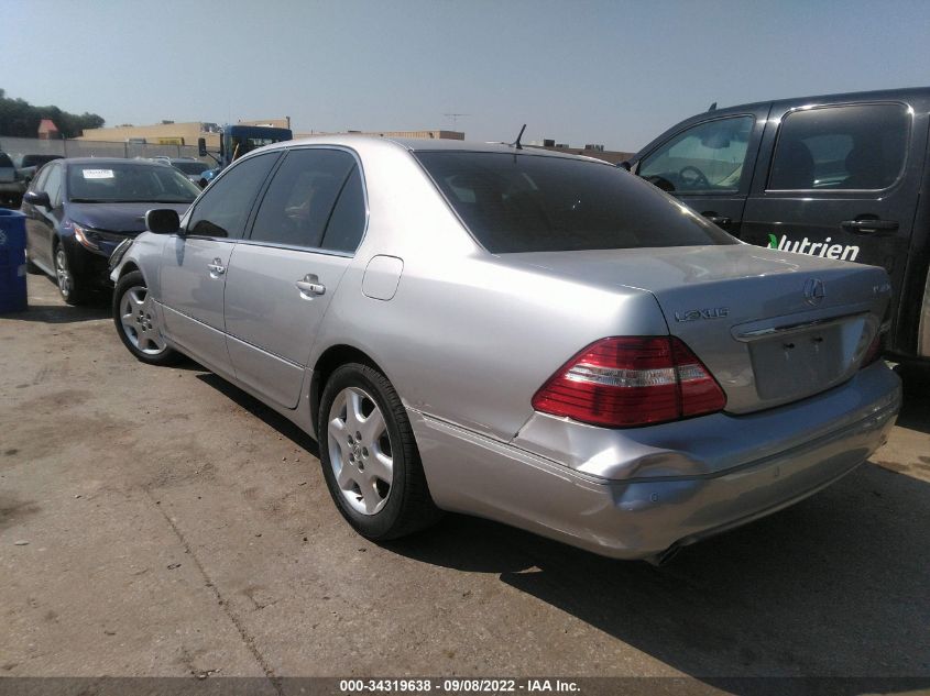 2005 Lexus Ls 430 VIN: JTHBN36F955001986 Lot: 34319638