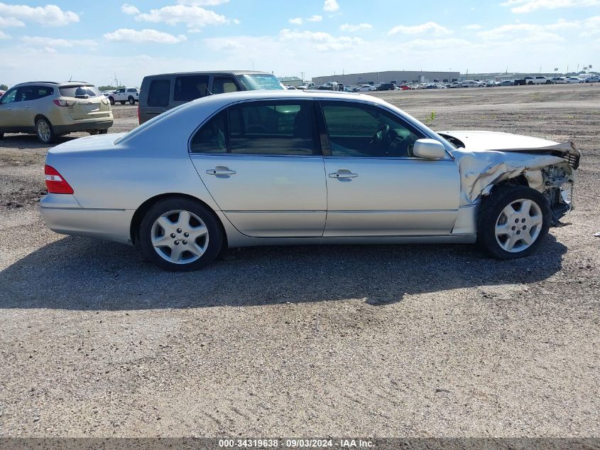 2005 Lexus Ls 430 VIN: JTHBN36F955001986 Lot: 34319638