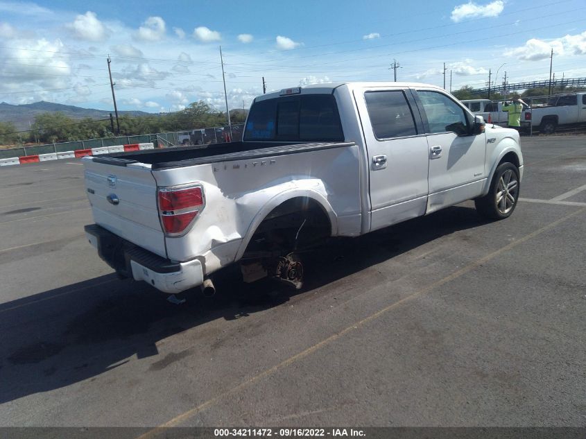 2014 Ford F-150 Limited VIN: 1FTFW1ET1EFB10254 Lot: 34211472