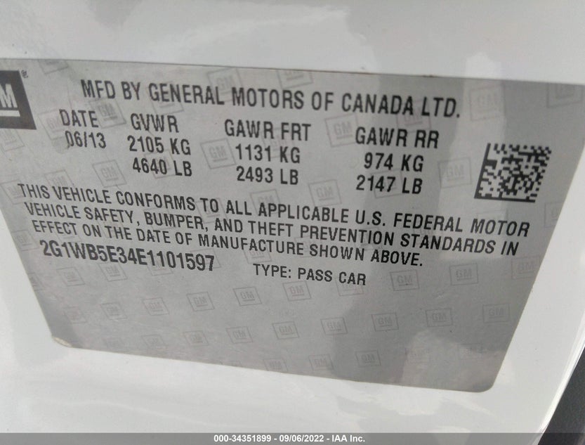 2G1WB5E34E1101597