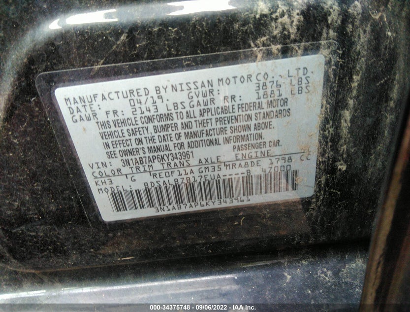 3N1AB7AP6KY343961
