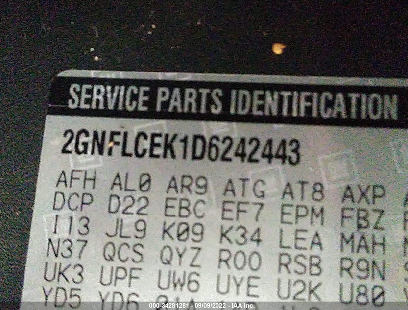 2GNFLCEK1D6242443