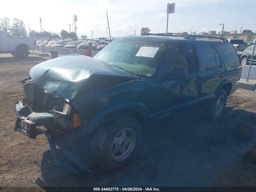 1996 Chevrolet Blazer VIN: 1GNCS13W3T2301195 Lot: 34402770