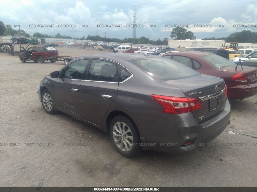 2019 Nissan Sentra Sv VIN: 3N1AB7AP3KL618862 Lot: 34414997