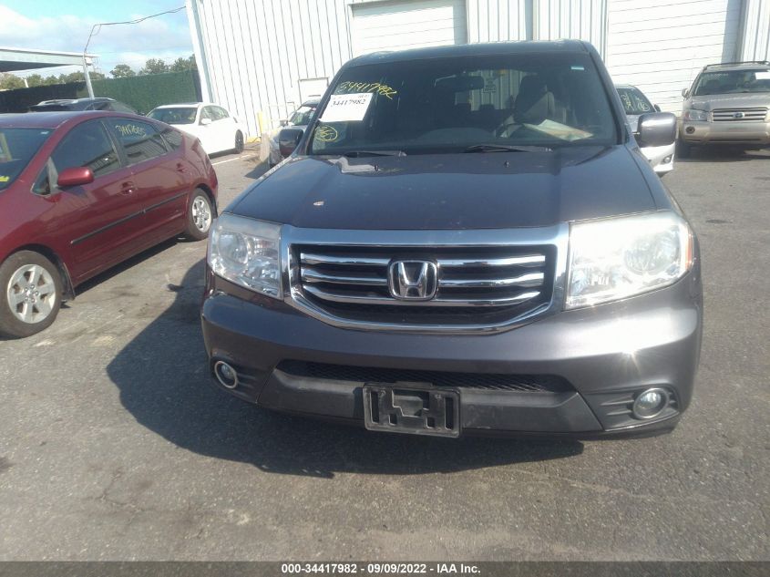 2014 Honda Pilot Ex-L VIN: 5FNYF3H57EB011105 Lot: 34417982