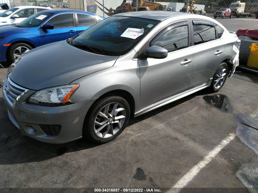 2014 Nissan Sentra Sr VIN: 3N1AB7AP4EY282744 Lot: 34316857