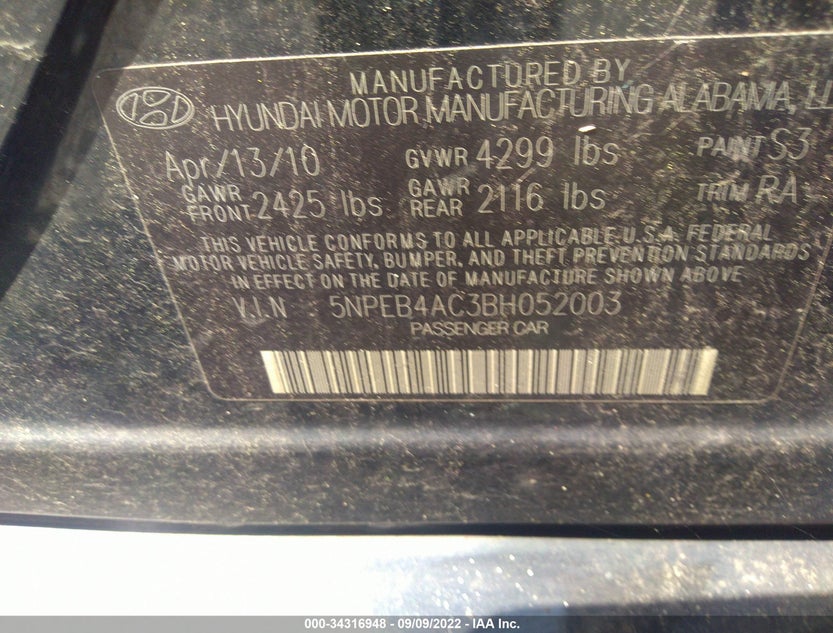 5NPEB4AC3BH052003