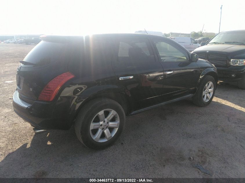 2007 Nissan Murano S VIN: JN8AZ08T57W513779 Lot: 34463772