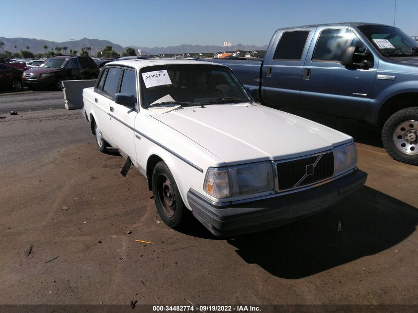 1992 Volvo 240 Gl VIN: YV1AS8801N1462449 Lot: 40955649