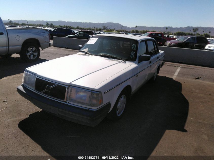 1992 Volvo 240 Gl VIN: YV1AS8801N1462449 Lot: 40955649