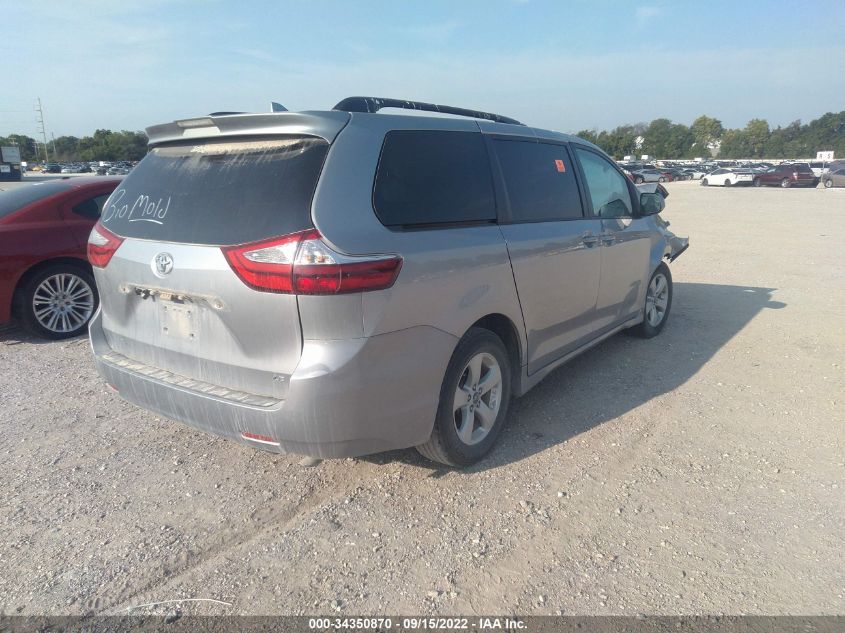 5TDKZ3DC9JS944110 2018 Toyota Sienna Le 8 Passenger