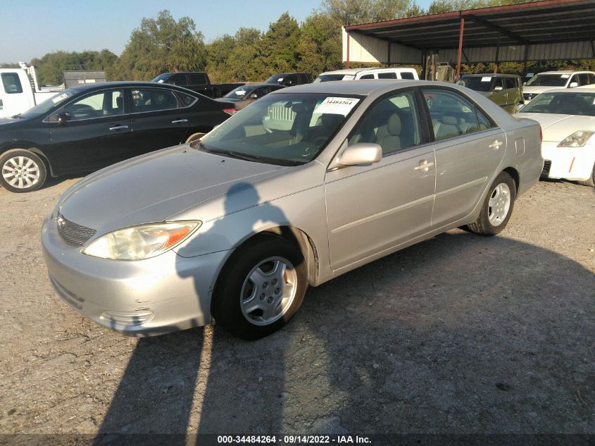 2002 Toyota Camry Le VIN: 4T1BF32K82U002559 Lot: 34484264